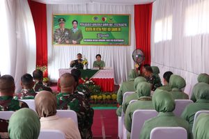 Dandim Tulungagung Tekankan Disiplin dan Profesionalisme Prajurit Saat Kunjungi Koramil Rejotangan